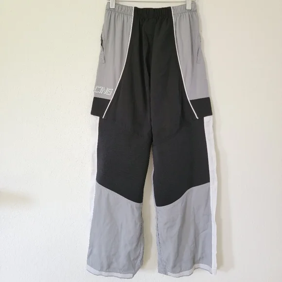 KITH Racing Collection Motion Track Pants Black Gray S.